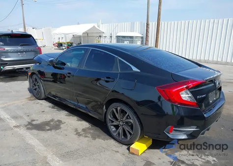 2021 Honda Civic Sport из США, поврежденный, VIN 2HGFC2F82MH534808